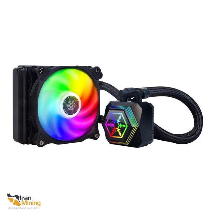 خنک کننده پردازنده سیلوراستون مدل PF120-ARGB SilverStone PF120-ARGB 120mm All in One RGB CPU Liquid Cooler